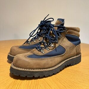 Danner Brown & Navy Feather Light Gore-Tex Boots